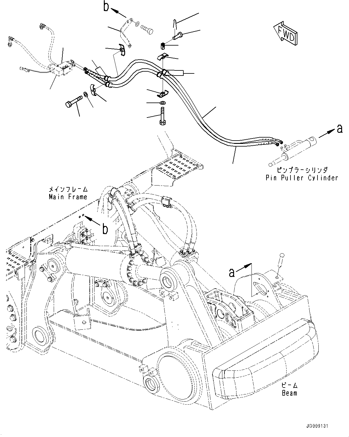 Bracket(Ripper Beam and Arm,Bracket) (17A-61-41420) KOMATSU