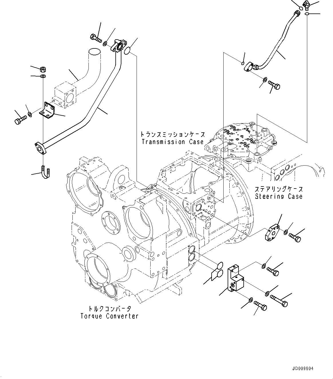 Tube(Power Train,Suction Piping) (17M-49-41110) KOMATSU