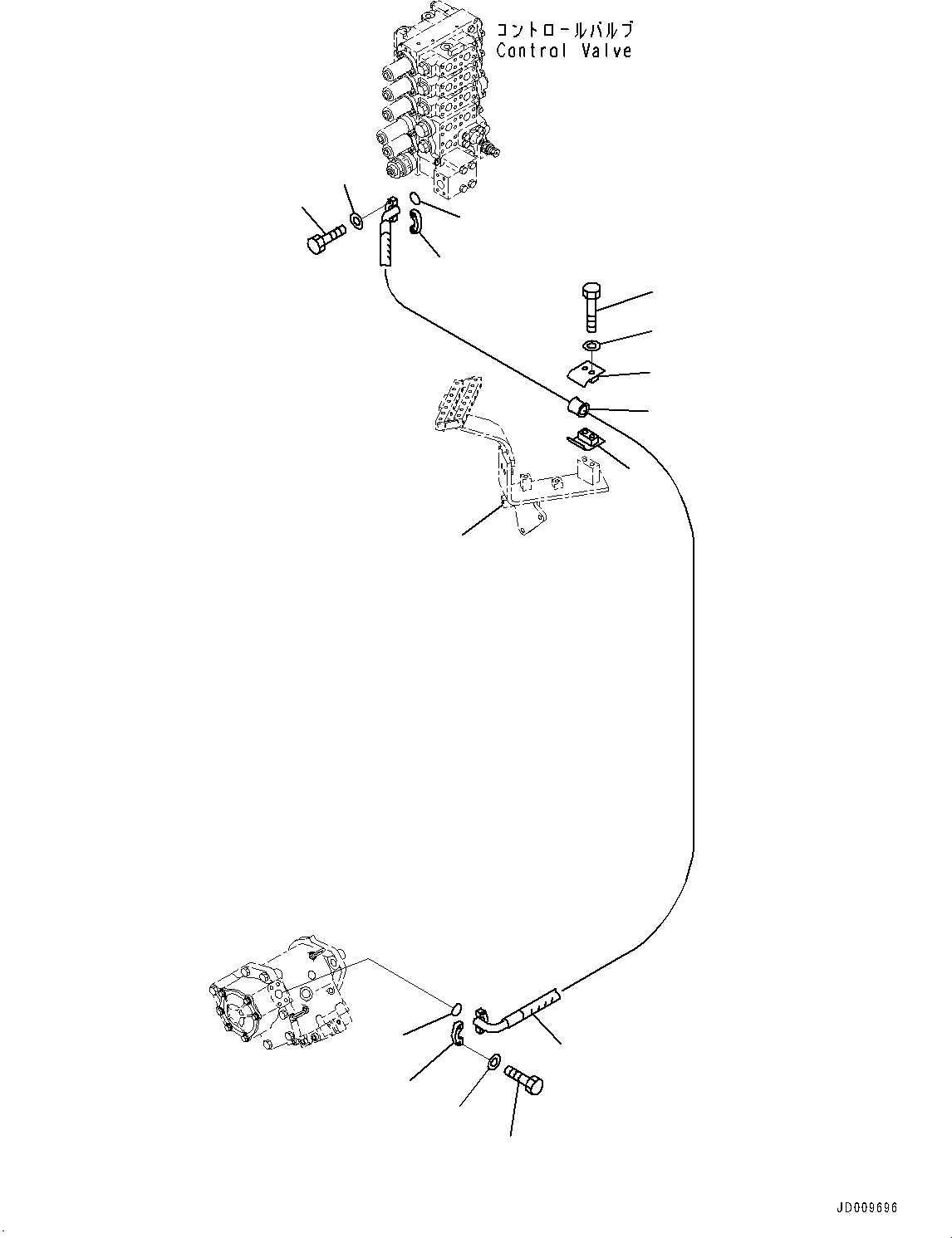 Bracket(Power Train,Concentrated Piping) (17M-49-43151) KOMATSU
