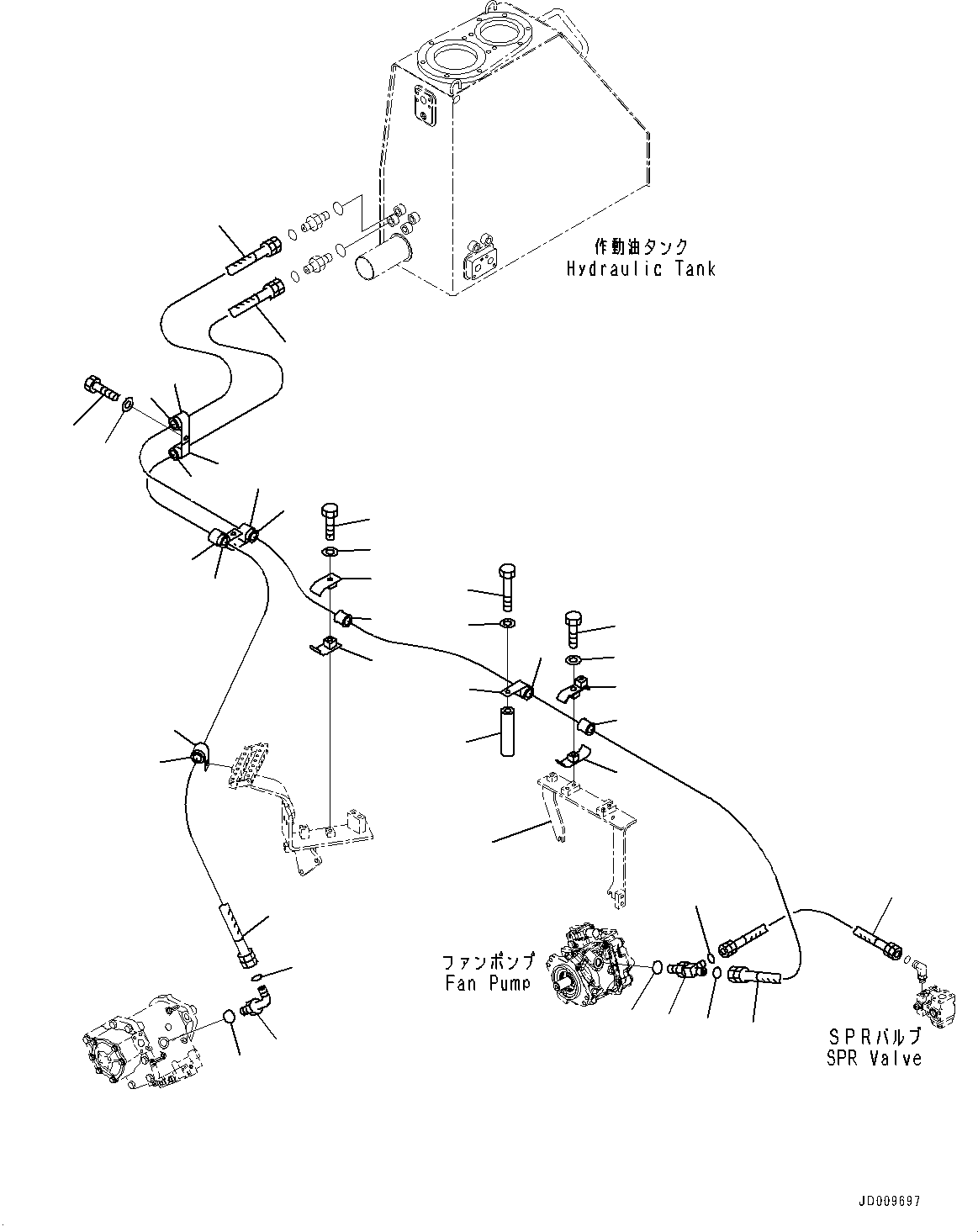 Bracket(Power Train,Piping and Bracket) (17M-49-44131) KOMATSU