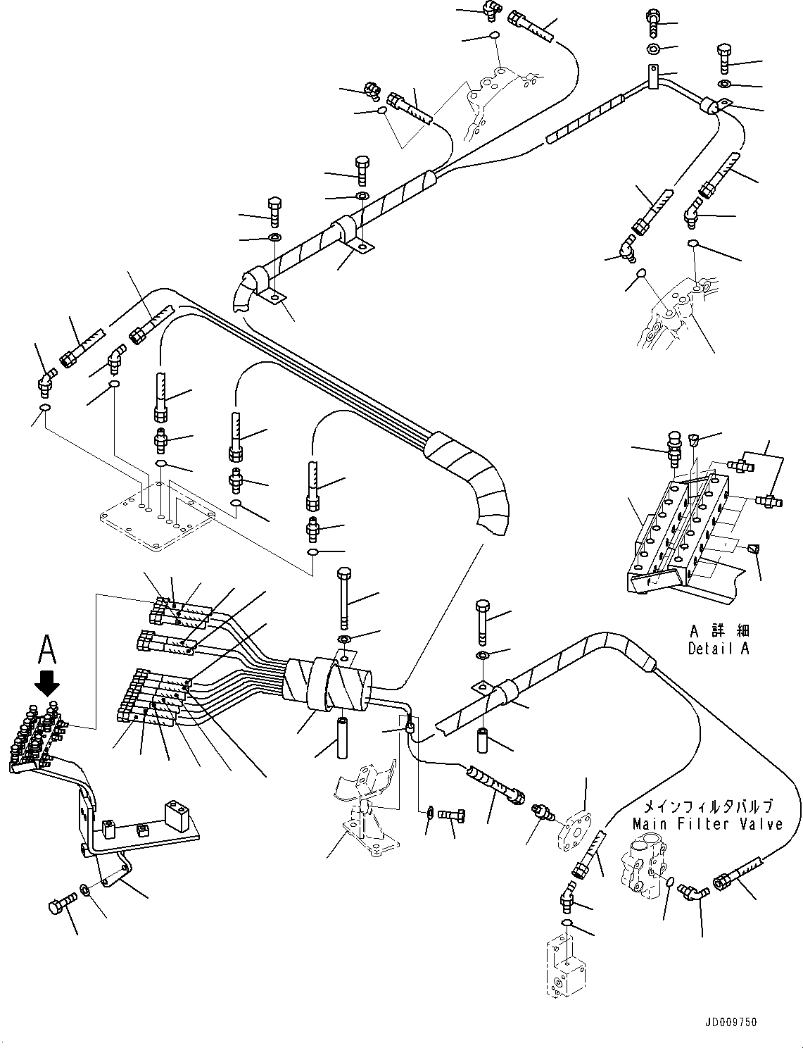 Plate(Power Train,Piping) (17M-49-41390) KOMATSU
