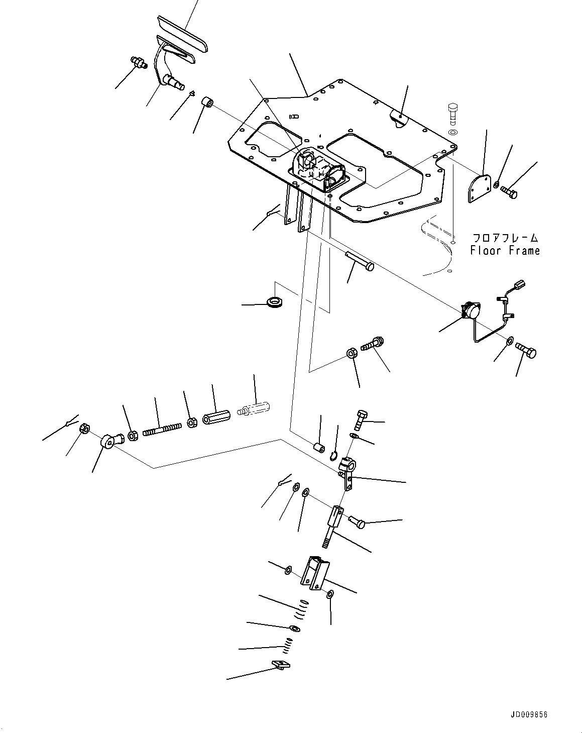 Joint(Brake Rod Control) (17A-43-24170) KOMATSU