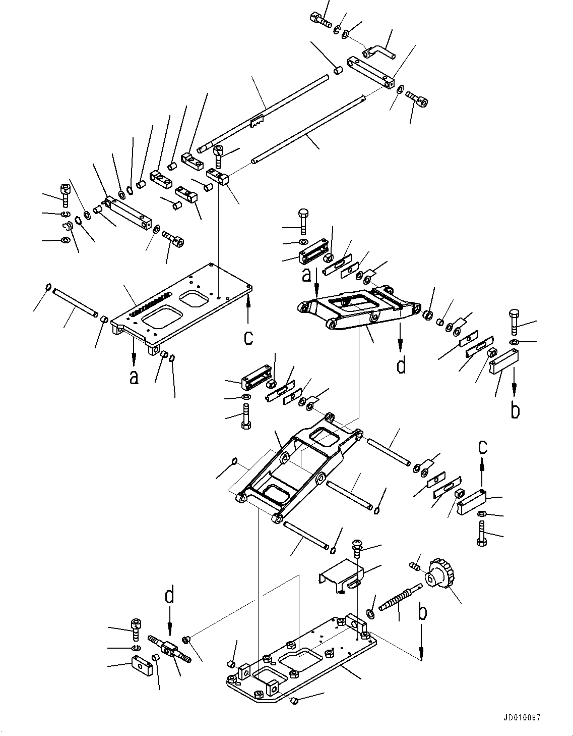 Slider Assembly 19M-43-33314 KOMATSU