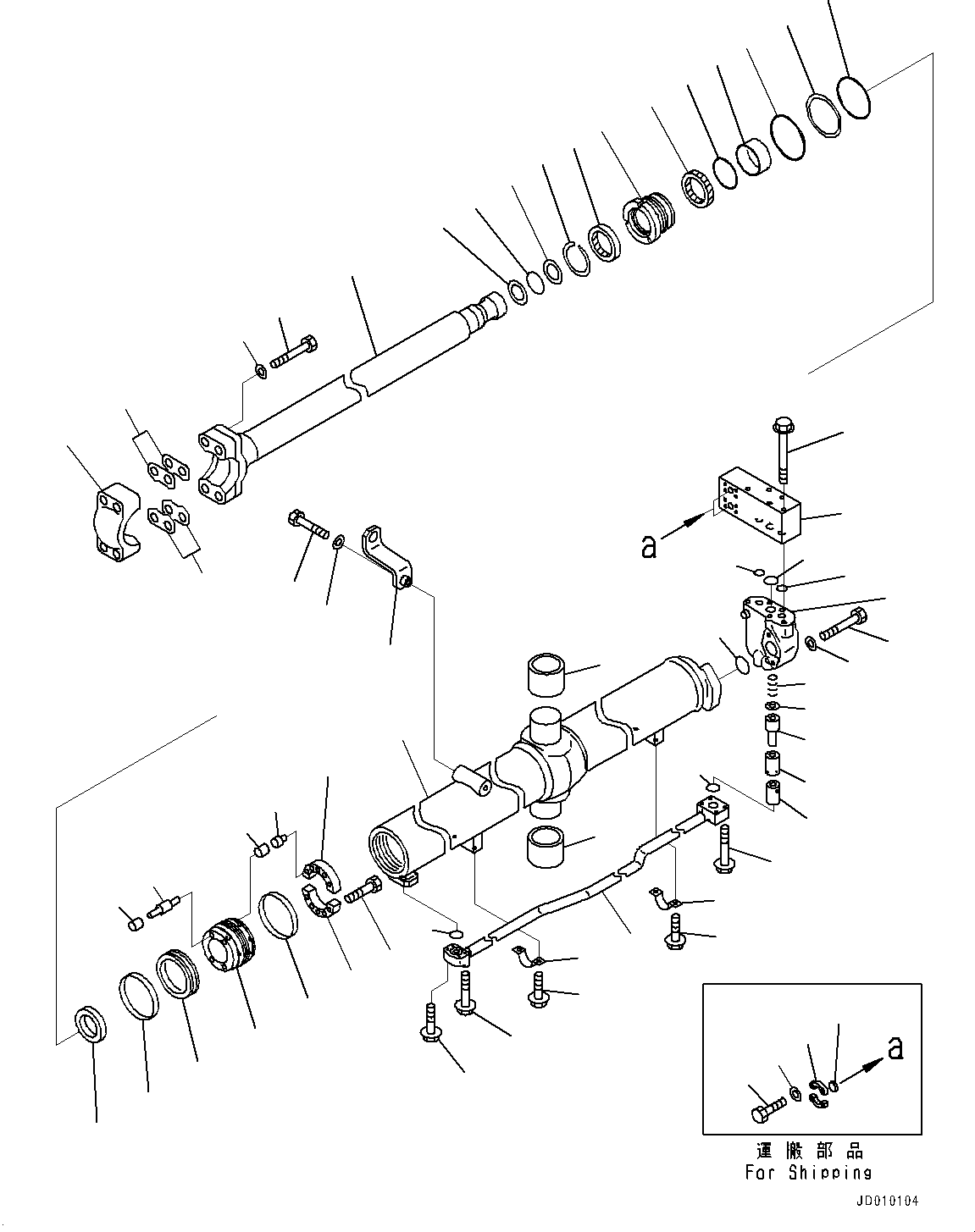 Болт 01436-01235 KOMATSU