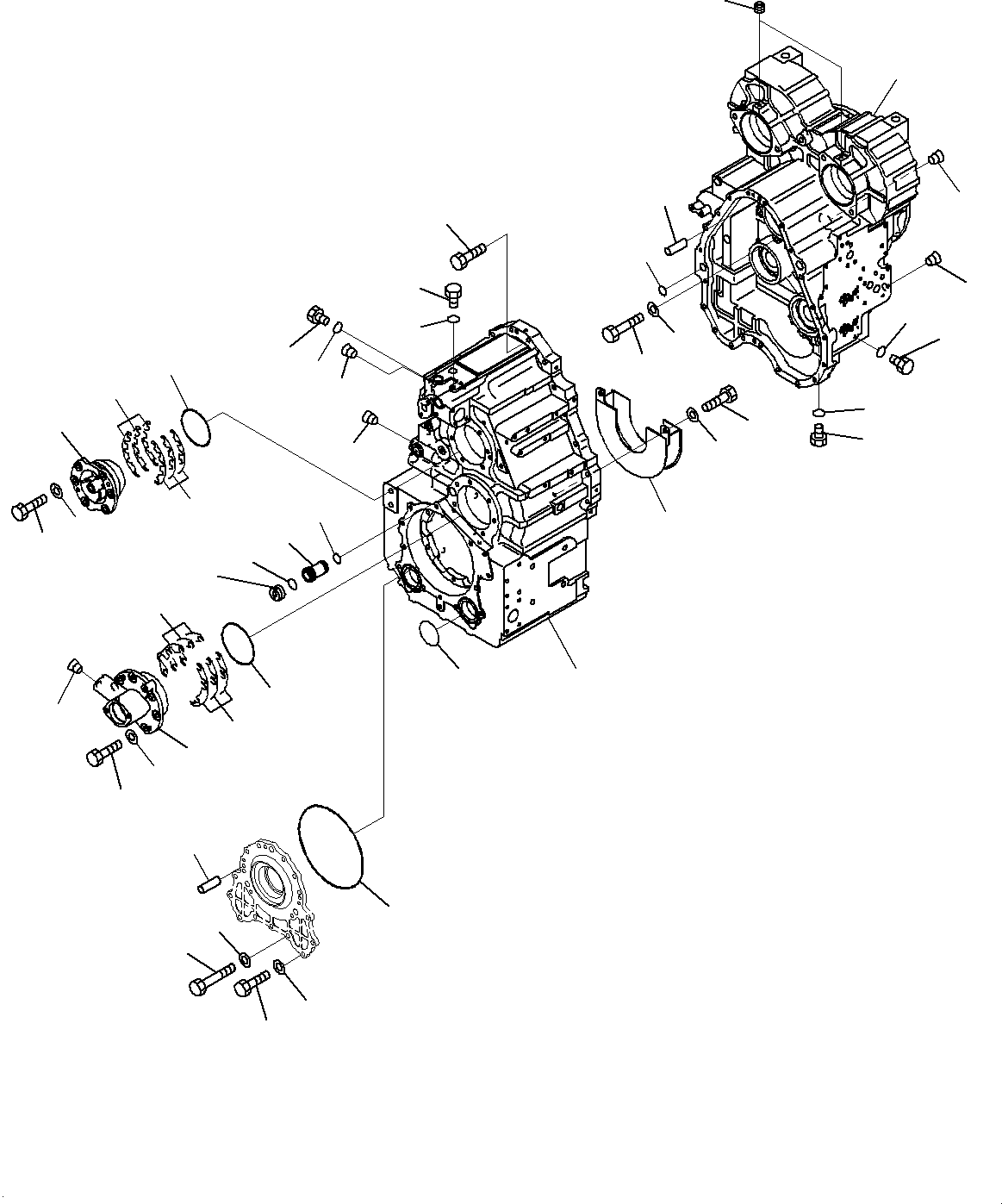 Коробка передач в сборе 714-12-30004 KOMATSU