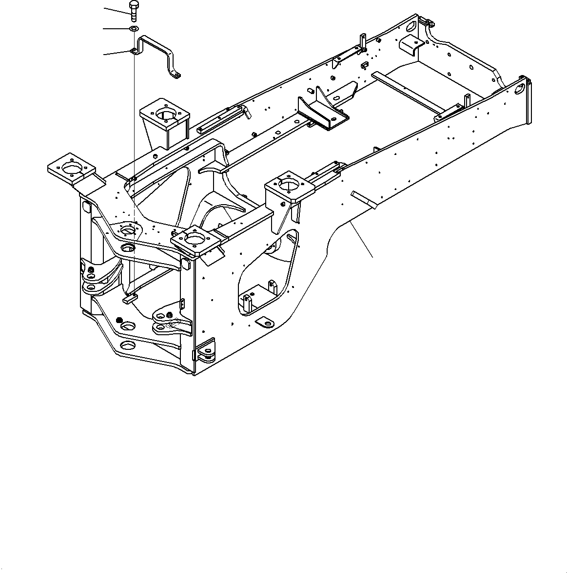 Рама 423-46-42105 KOMATSU