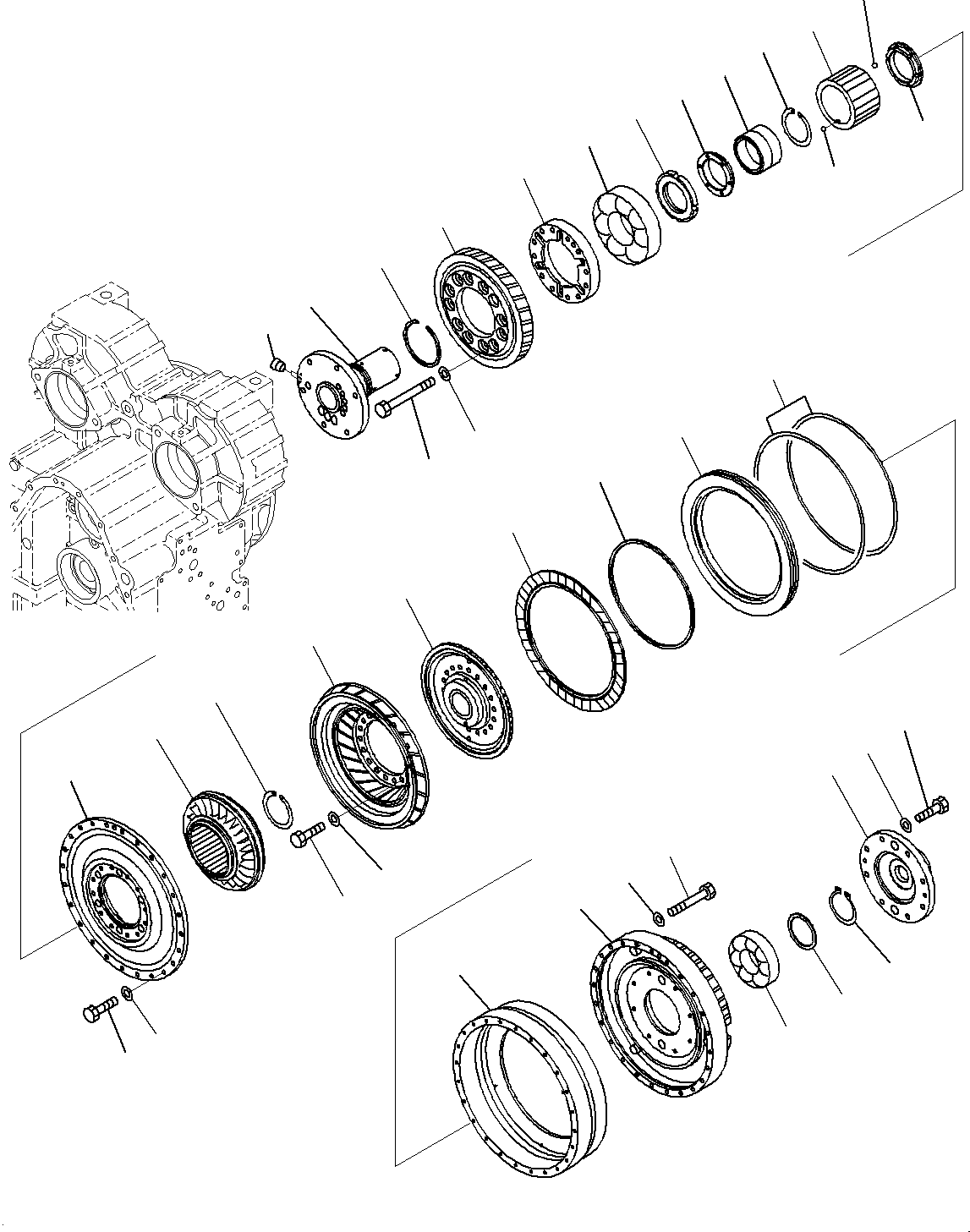 Torque Converter Assembly, Torque Converter, Lockup Type 711-50-61011 KOMATSU