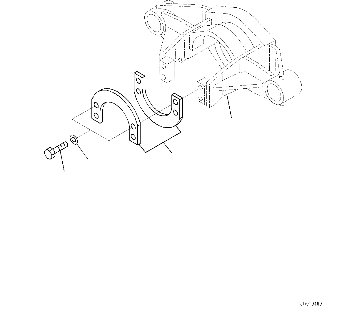 Trunnion(Transmission Mounting) (56D-16-21191) KOMATSU