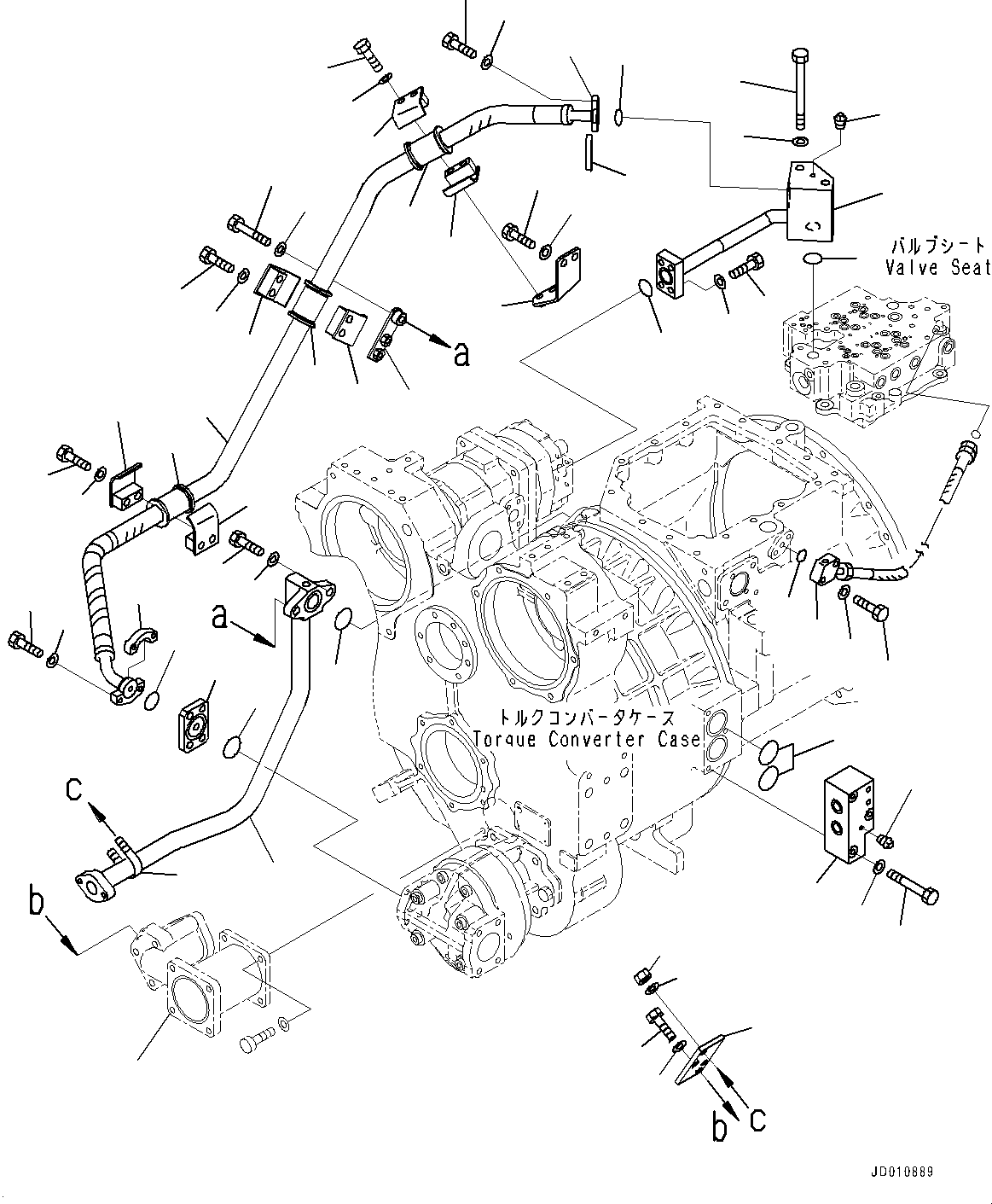 Head(Power Train,Suction Piping) (17A-49-42640) KOMATSU
