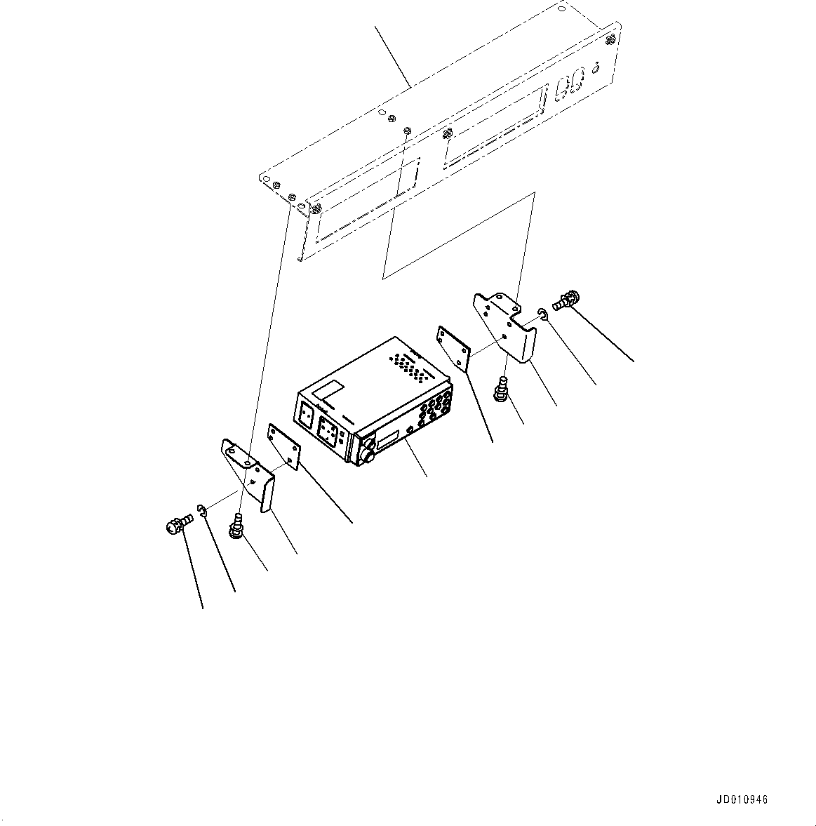 Bracket(ROPS Cab,Body) (423-926-4823) KOMATSU