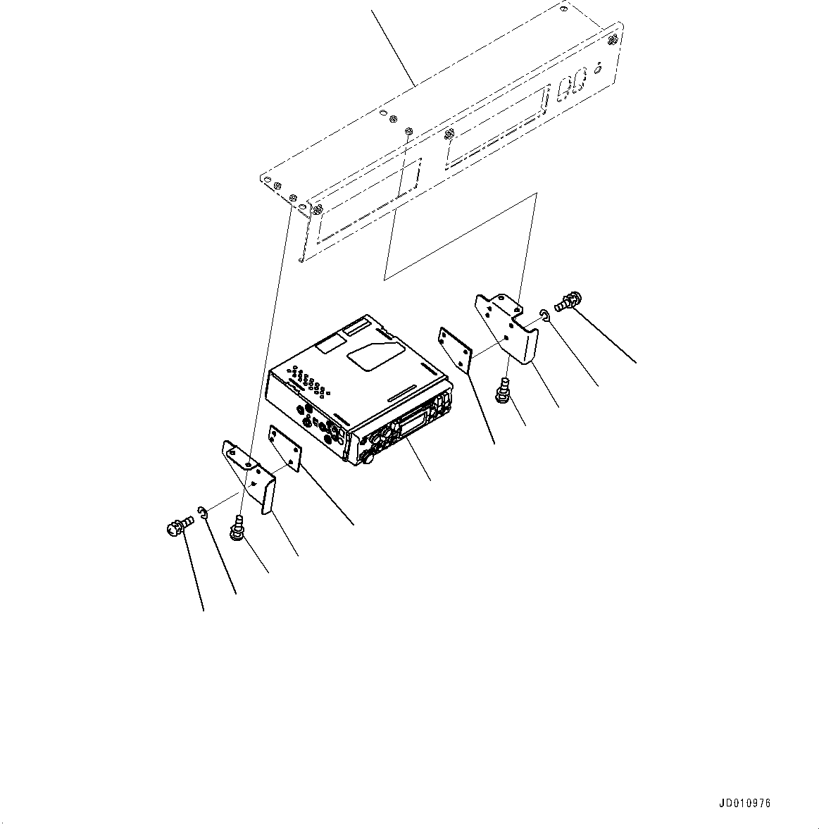 Bracket(ROPS Cab,Body) (421-926-4980) KOMATSU
