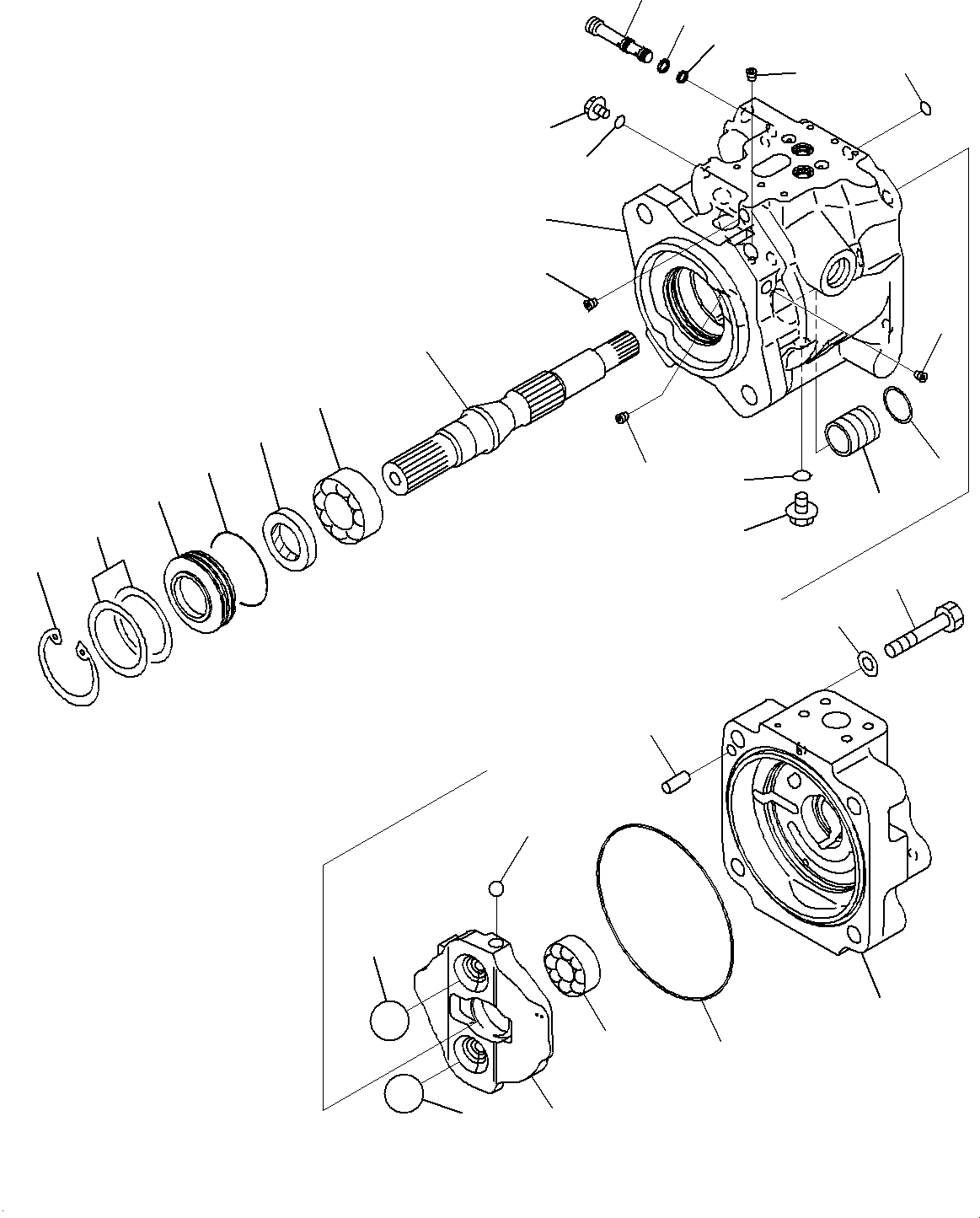 Насос (подузел) (708-1U-01154) KOMATSU