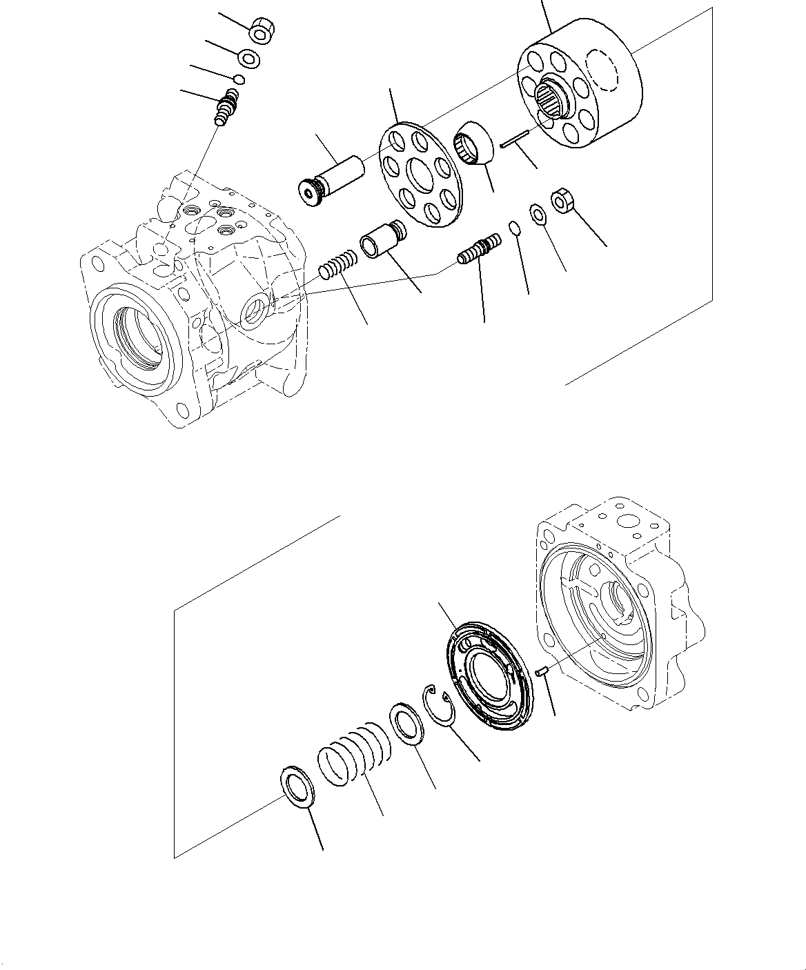 Насос (подузел) (708-1U-01170) KOMATSU