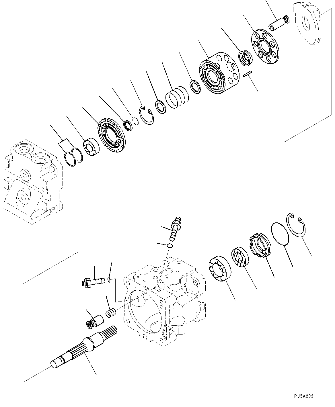 Насос (подузел) 708-1S-01970 KOMATSU