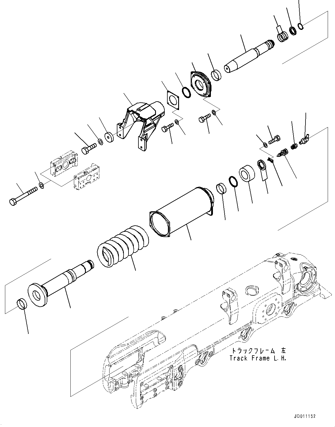 Cabin, Recoil Spring 17A-30-43432 KOMATSU