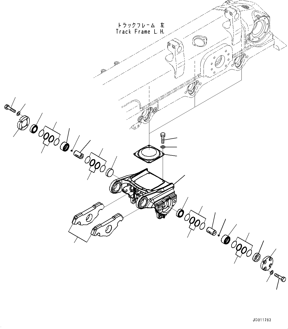 Bogie Assembly 17A-30-00931 KOMATSU
