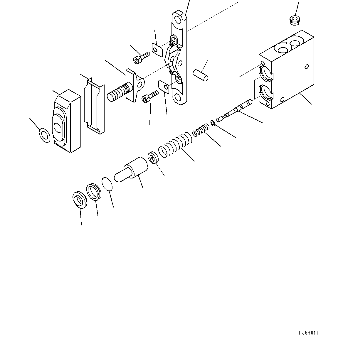 Фиксатор 702-16-54750 KOMATSU