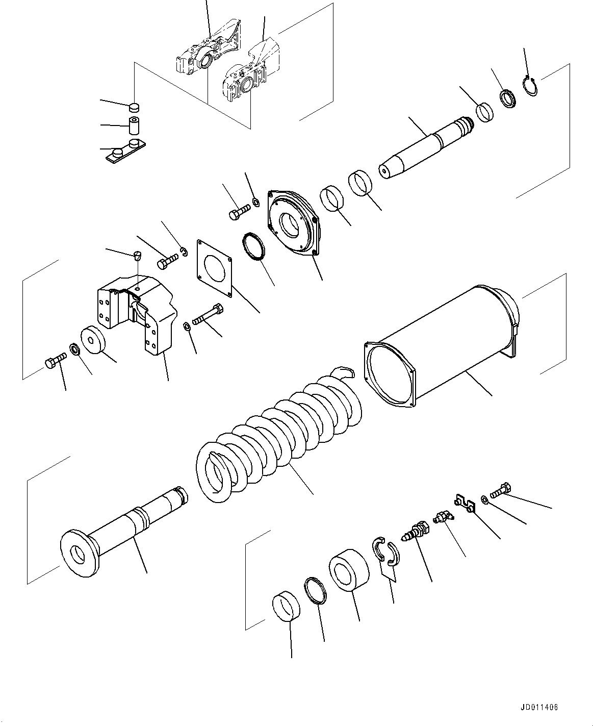 Cabin, Recoil Spring 17A-30-48432 KOMATSU