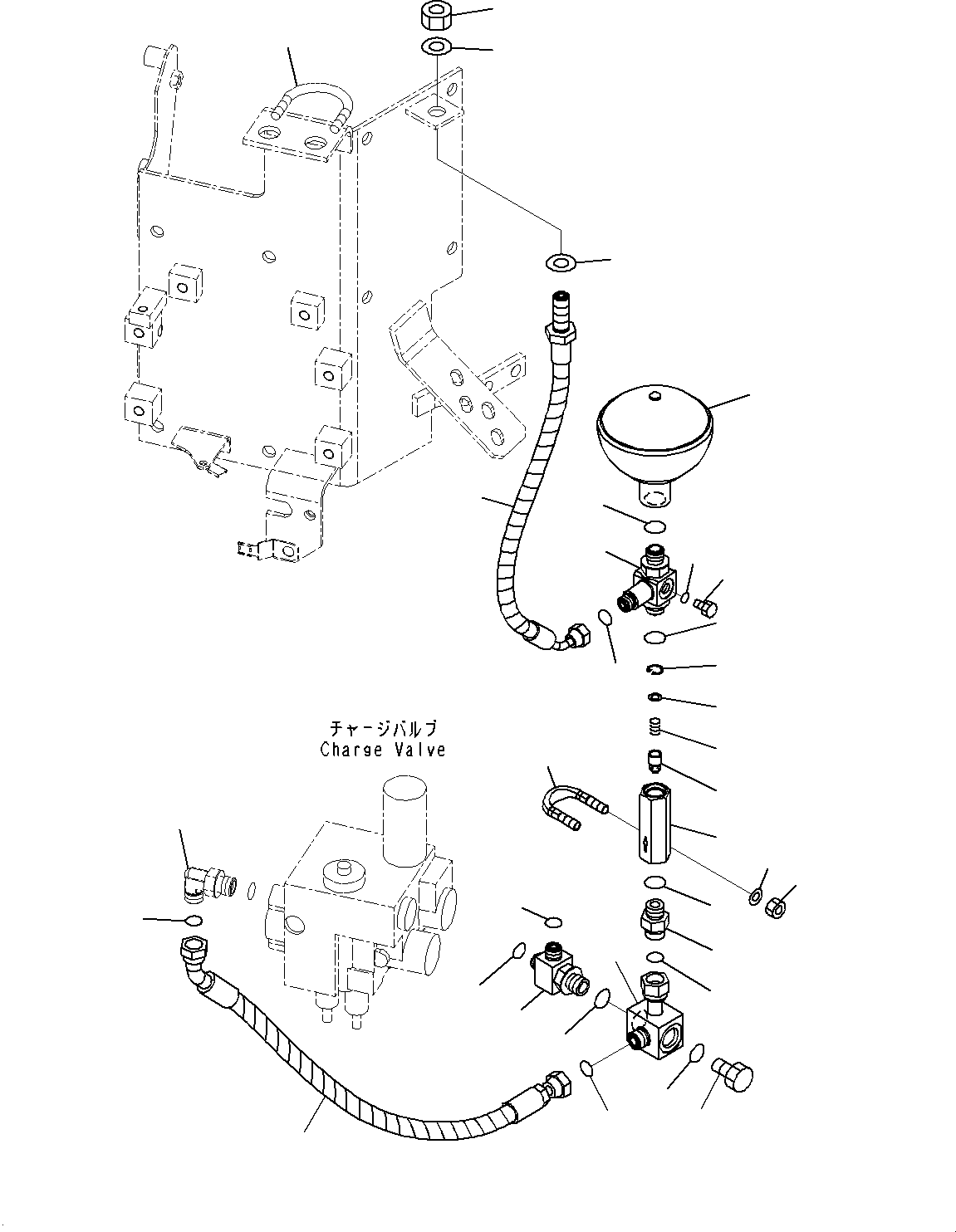 Elbow(Brake Control,Mounting Parts,For Japan High Pressure Accumulator Regulation) (418-62-35111) KOMATSU