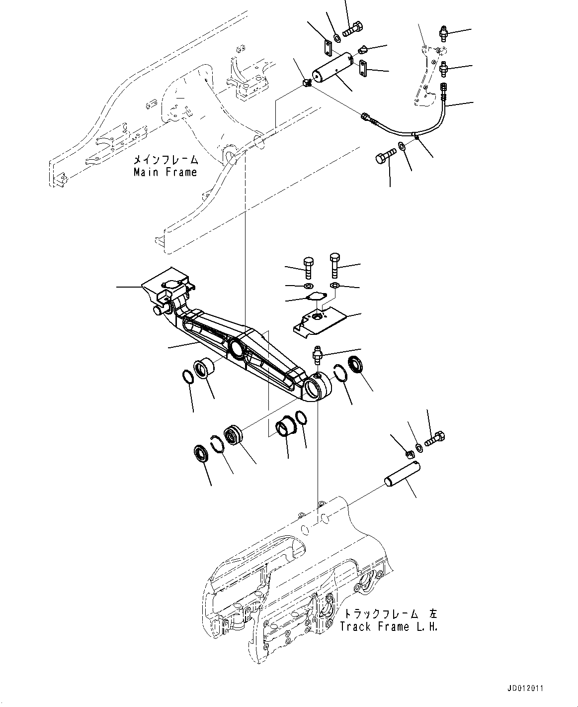 Bracket(Power Train Oil Cooler Piping) (17A-49-41482) KOMATSU