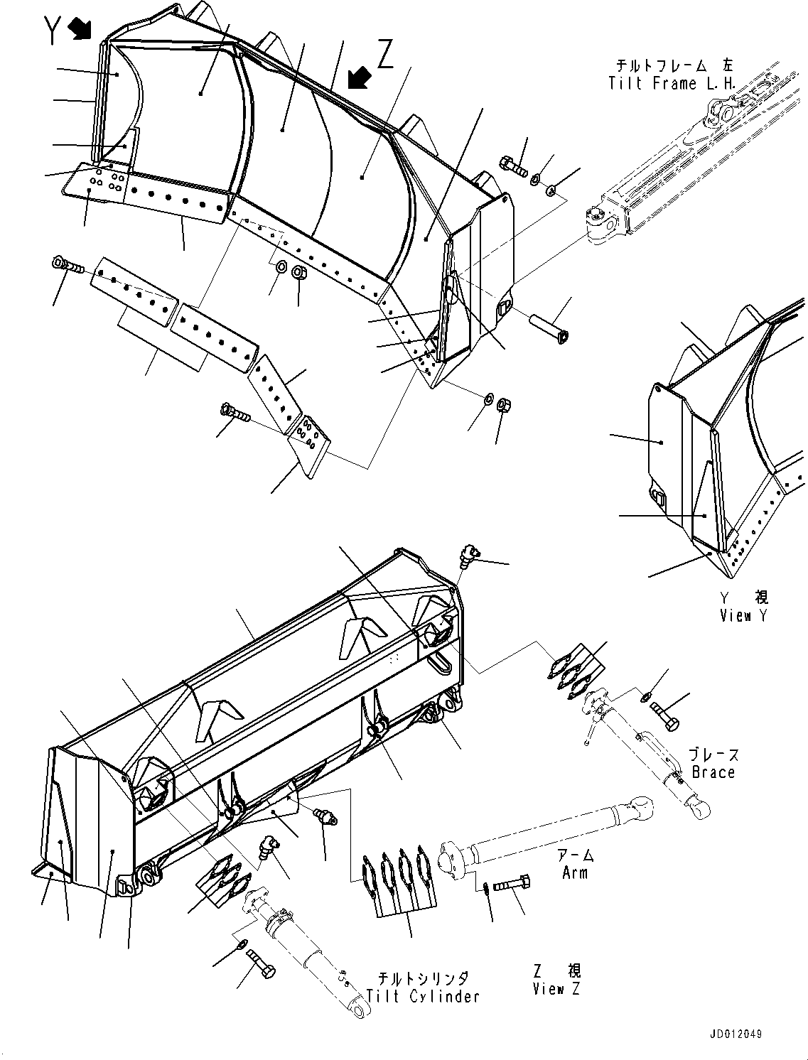 Щётка стеклоочистителя 17A-72-42112 KOMATSU