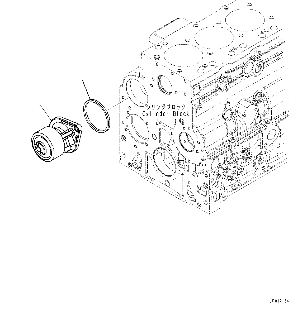 Water Pump Assembly 6754-61-1211 KOMATSU