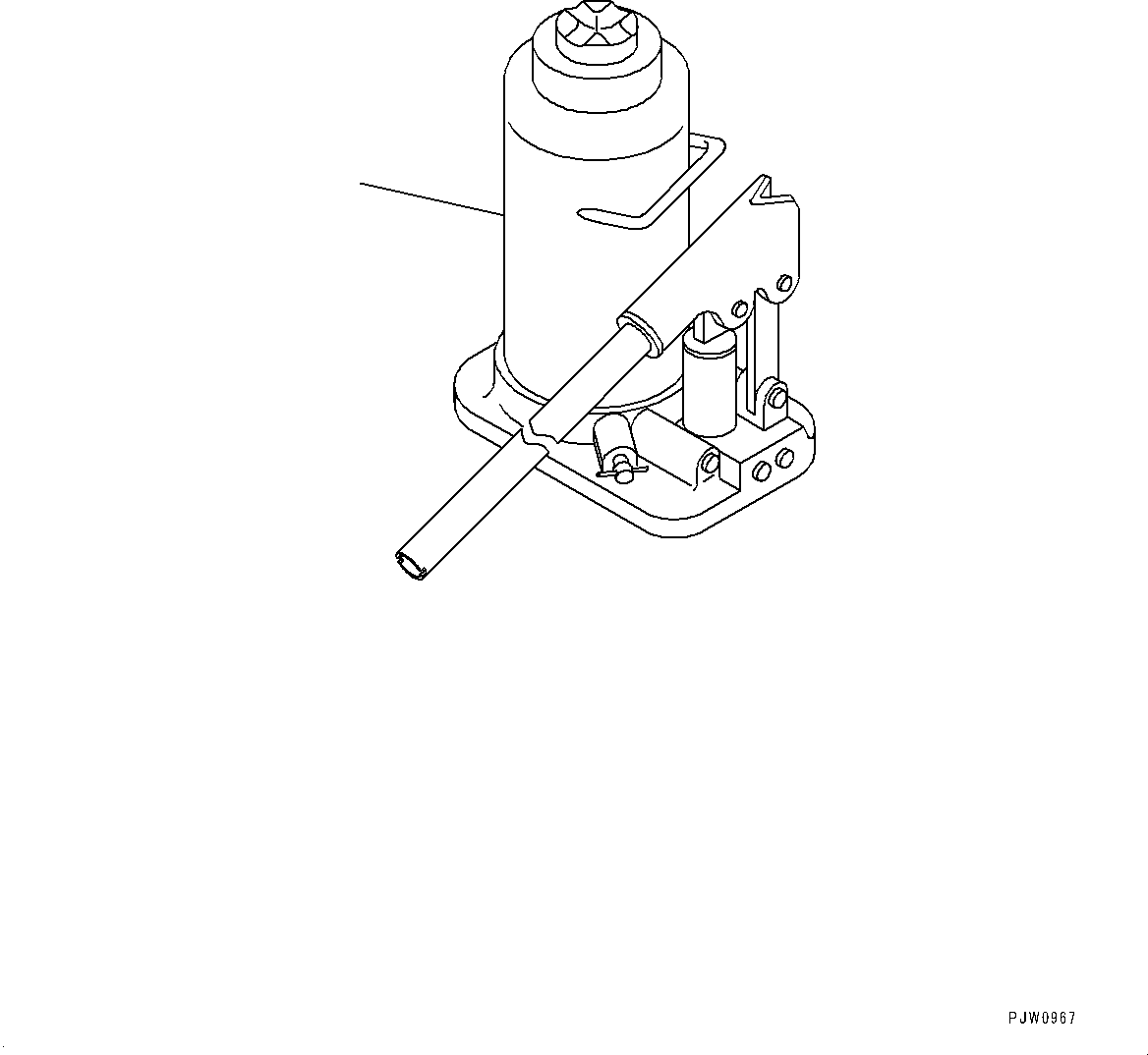 Jack, 30ton 565-98-12811 KOMATSU