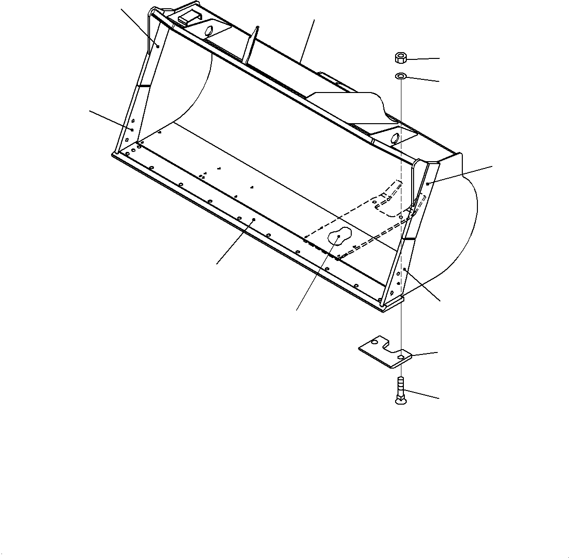 Bucket Assembly 423-821-4100 KOMATSU