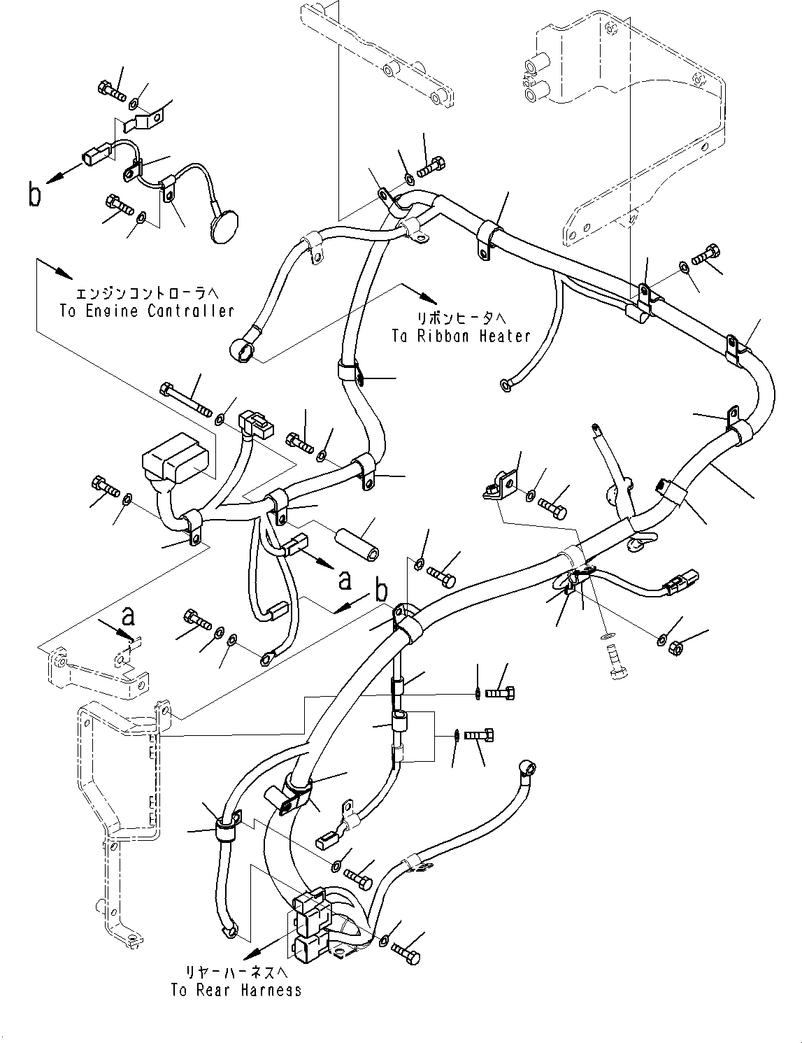 Жгут проводов 424-Z91-4142 KOMATSU