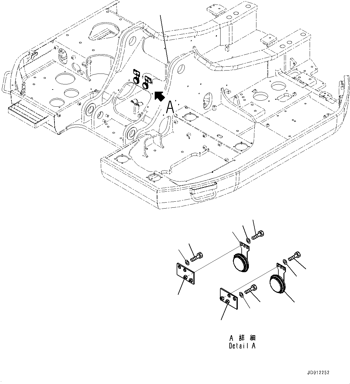 Wiring Harness(Electric Wiring Harness,Main Wiring Harness) (22U-06-27412) KOMATSU