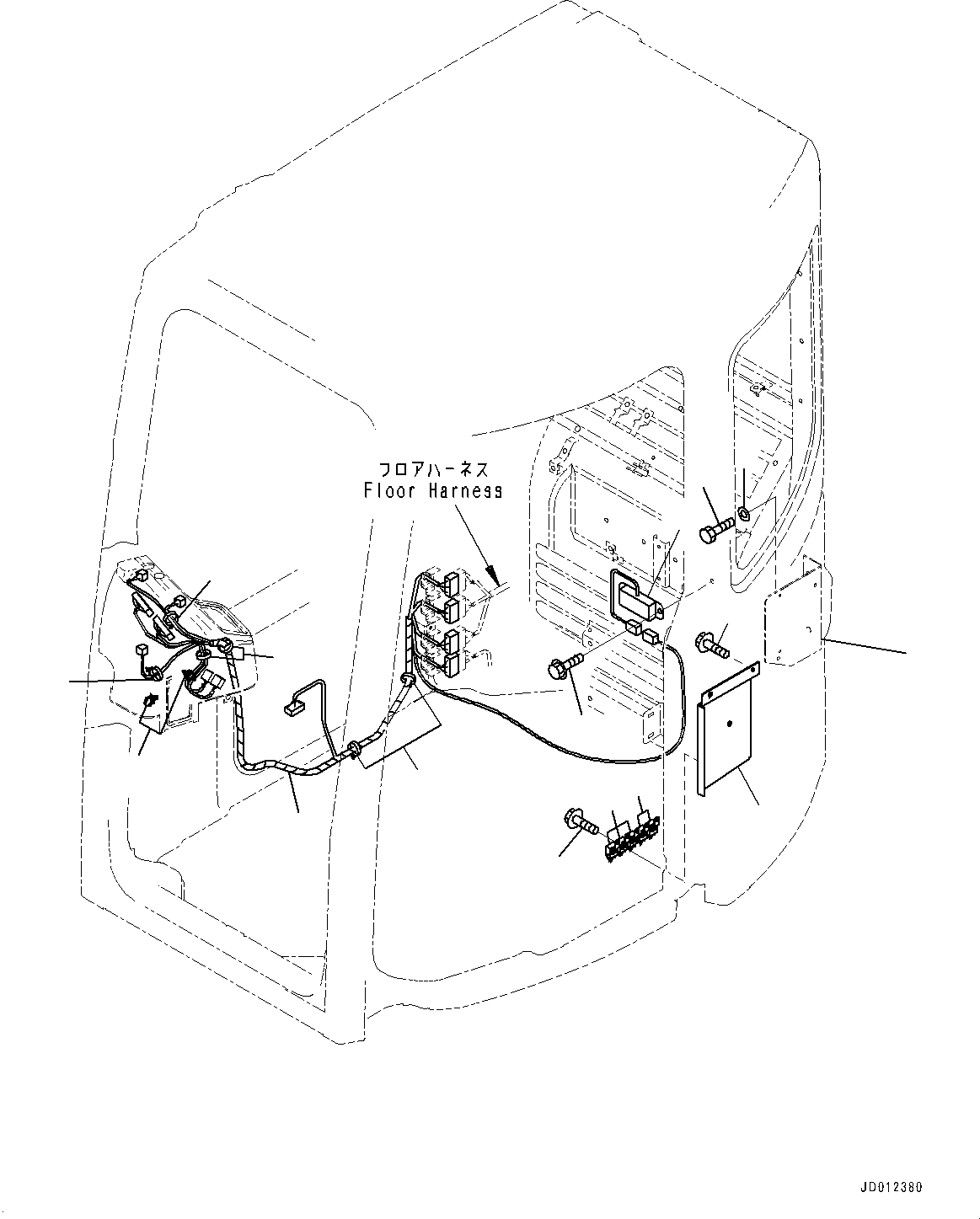 Bracket(Cab,Cover) (22U-06-22173) KOMATSU