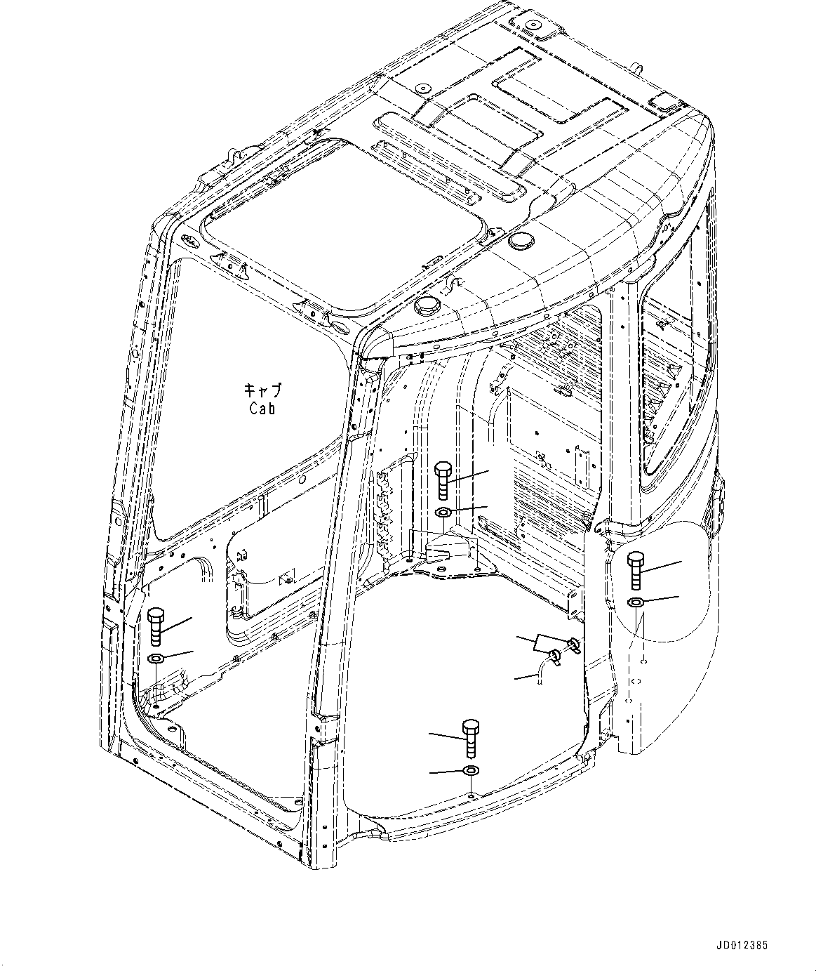 Wiring Harness(Cab,Cover) (22U-06-22121) KOMATSU