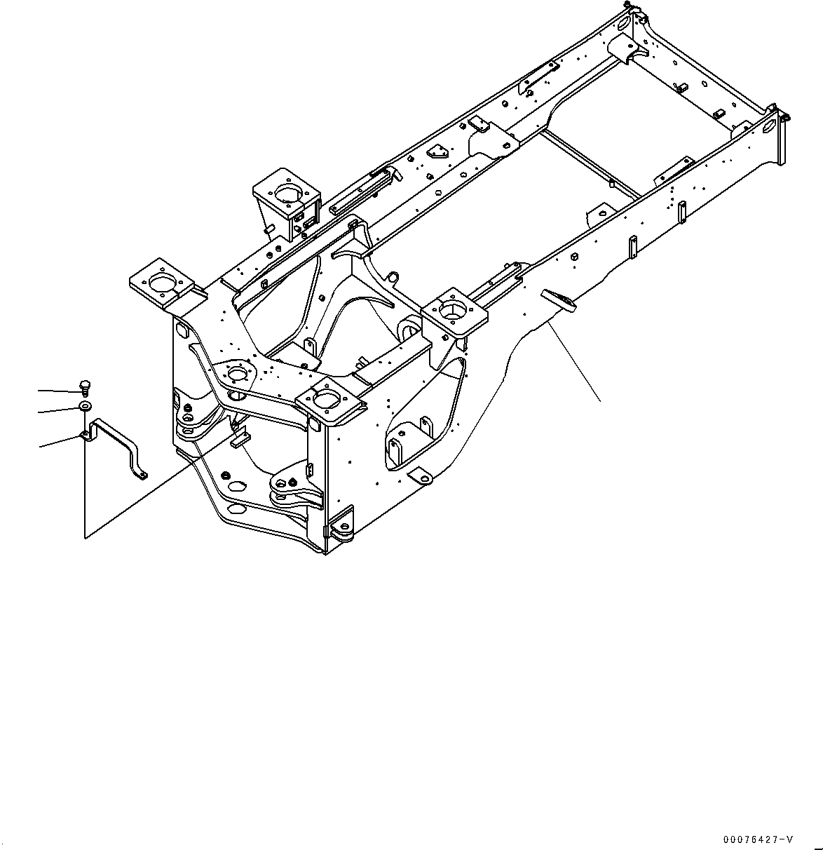 Рама 424-Z13-4292 KOMATSU