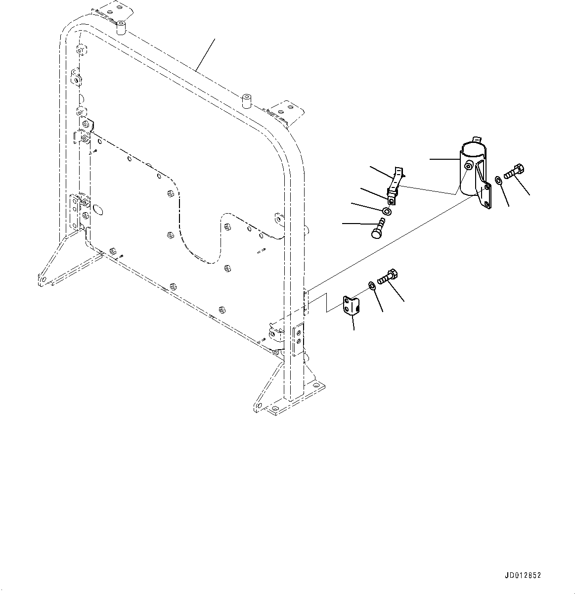 Frame(Hood,Cover) (424-54-44172) KOMATSU