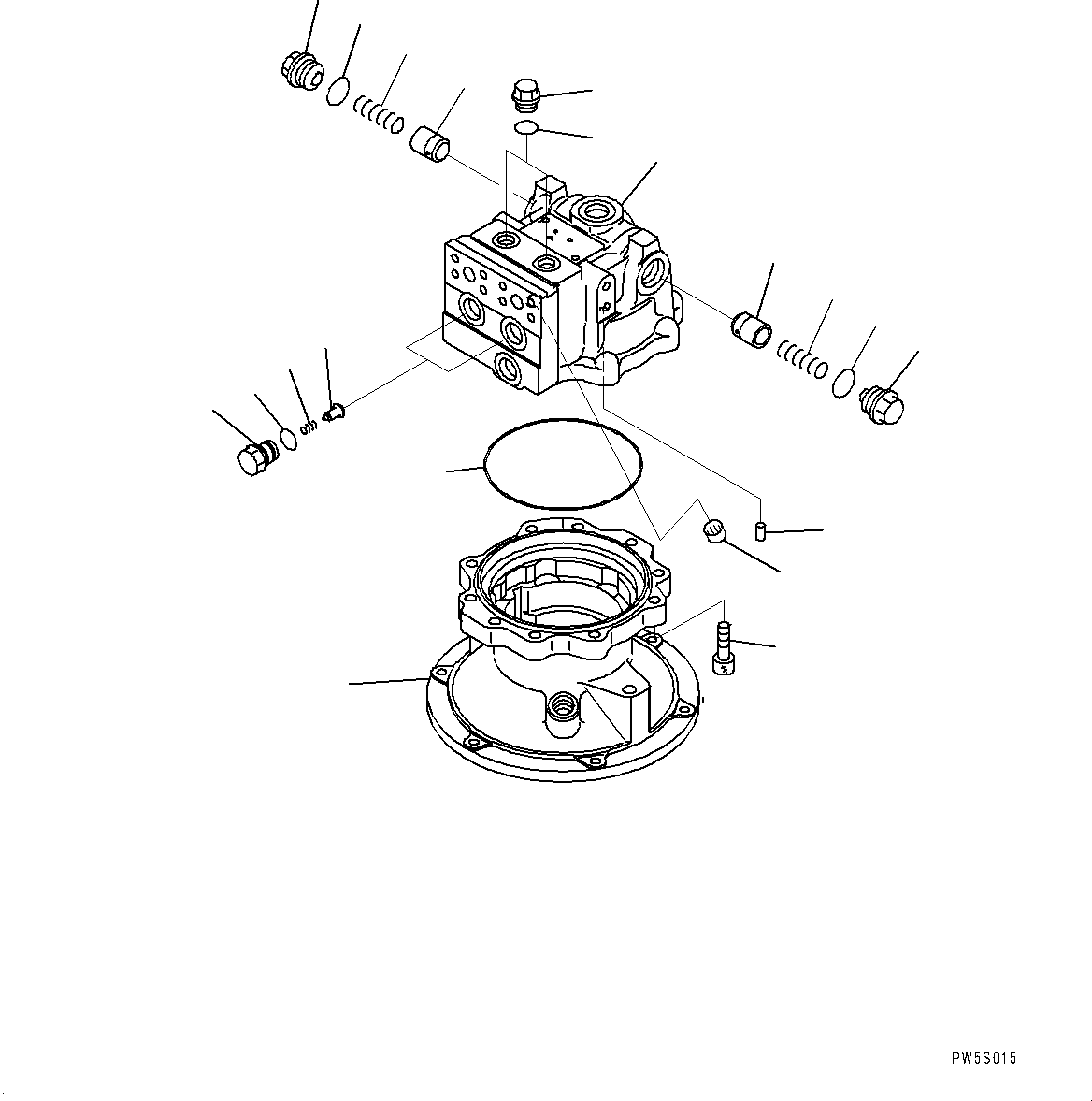 MOTOR SUB ASS'Y 706-7G-03010 KOMATSU