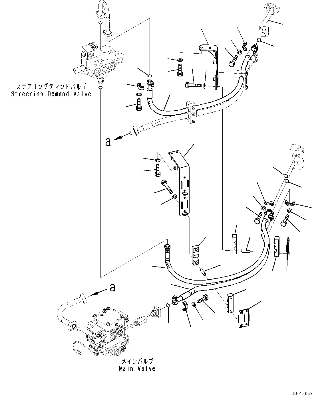 Tube(Hydraulic Pump,Suction and Steering Piping) (424-62-43462) KOMATSU