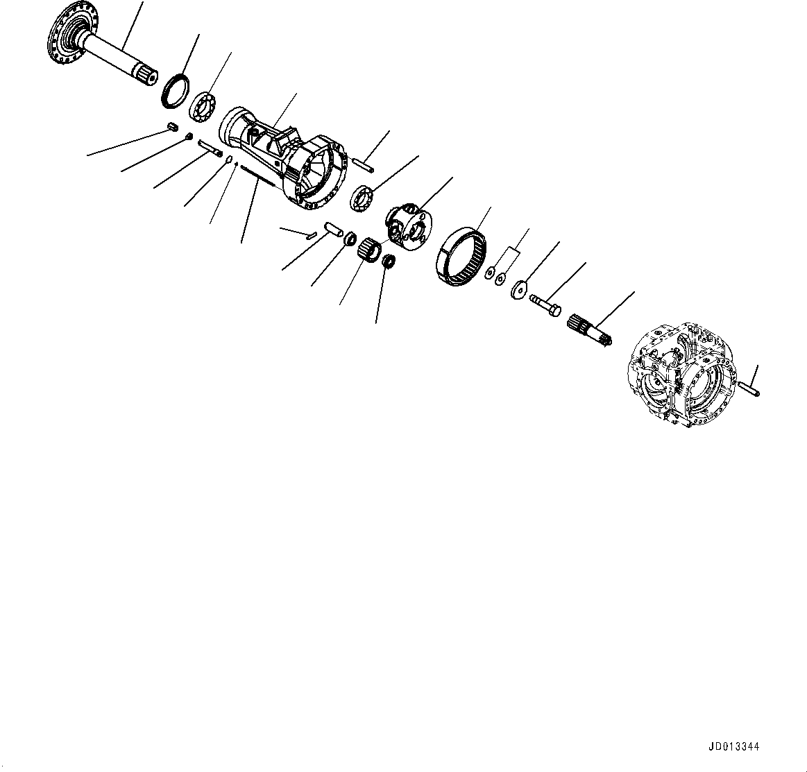 Final Drive Assembly, R.H. 424-23-32030 KOMATSU
