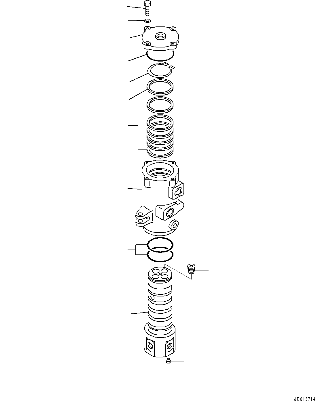 поворотное соединение в сборе 703-08-33232 KOMATSU