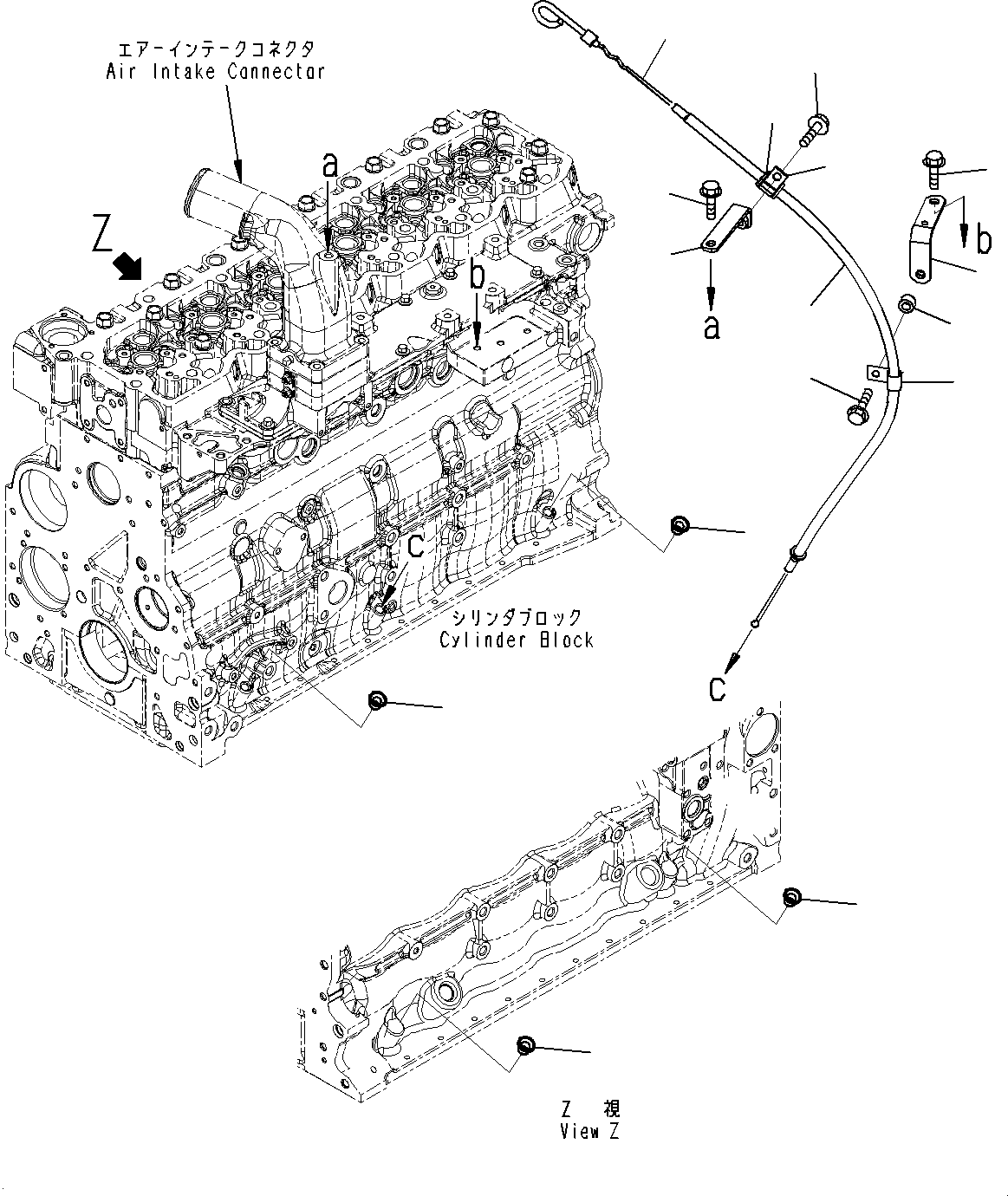 Трубка 6754-21-6370 KOMATSU