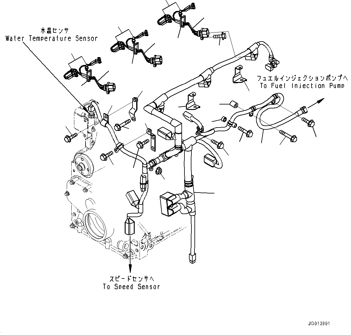 Жгут проводов 6754-81-9441 KOMATSU