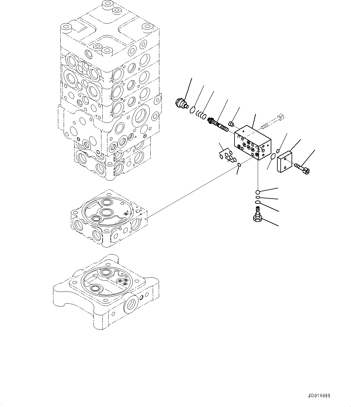 Клапан управления в сборе 723-56-14404 KOMATSU