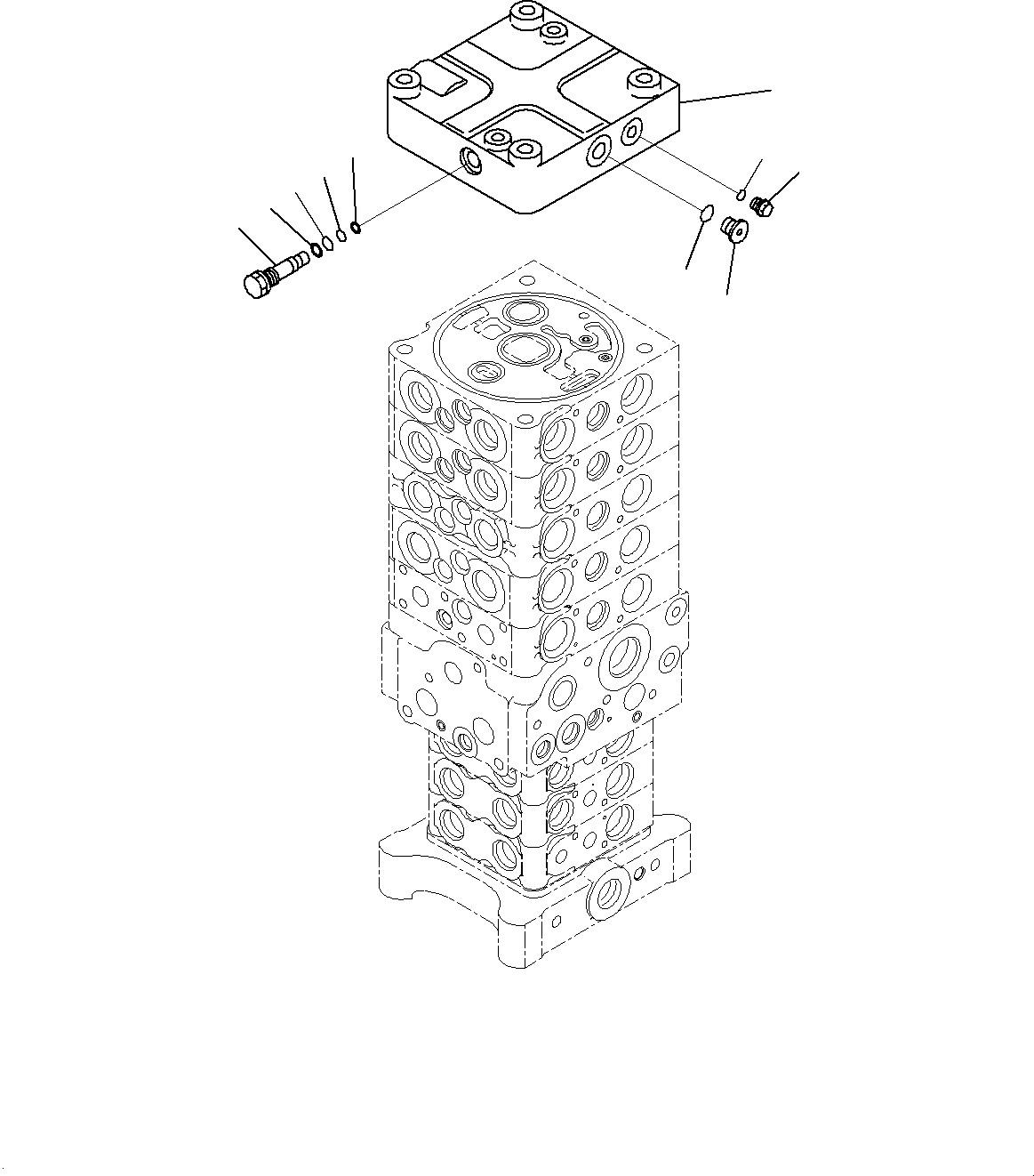 Клапан управления в сборе 723-58-14604 KOMATSU