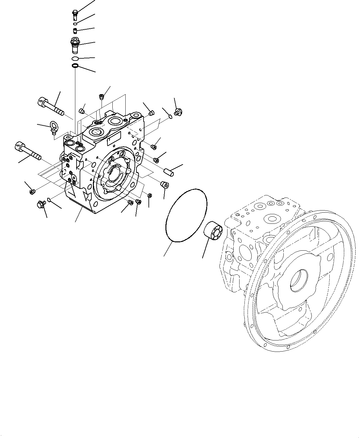 Cap Assembly, End (708-3D-04230) KOMATSU