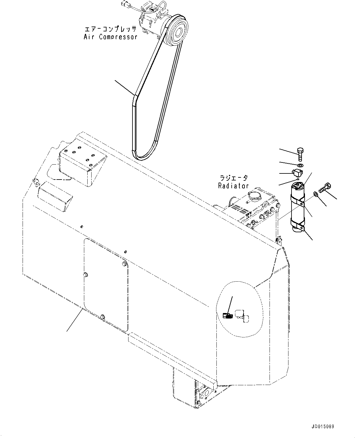 Cover(Machine Cab Partition) (21W-54-55811) KOMATSU