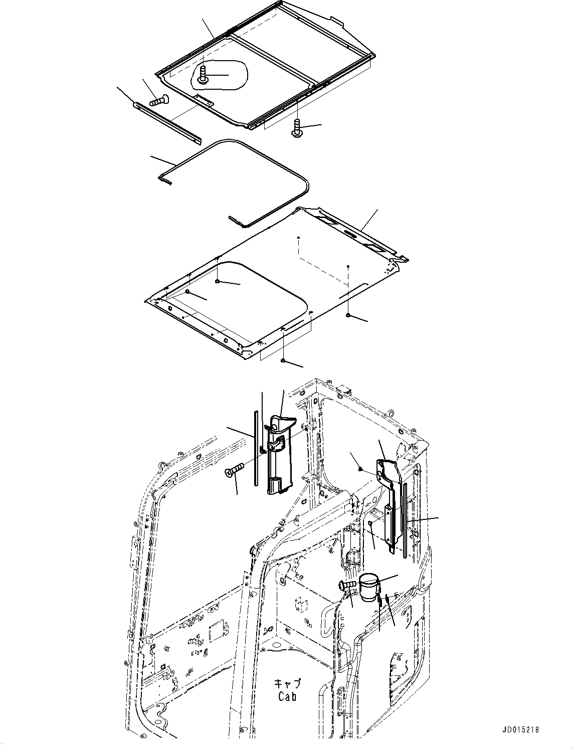 Пластина 22B-54-25760 KOMATSU
