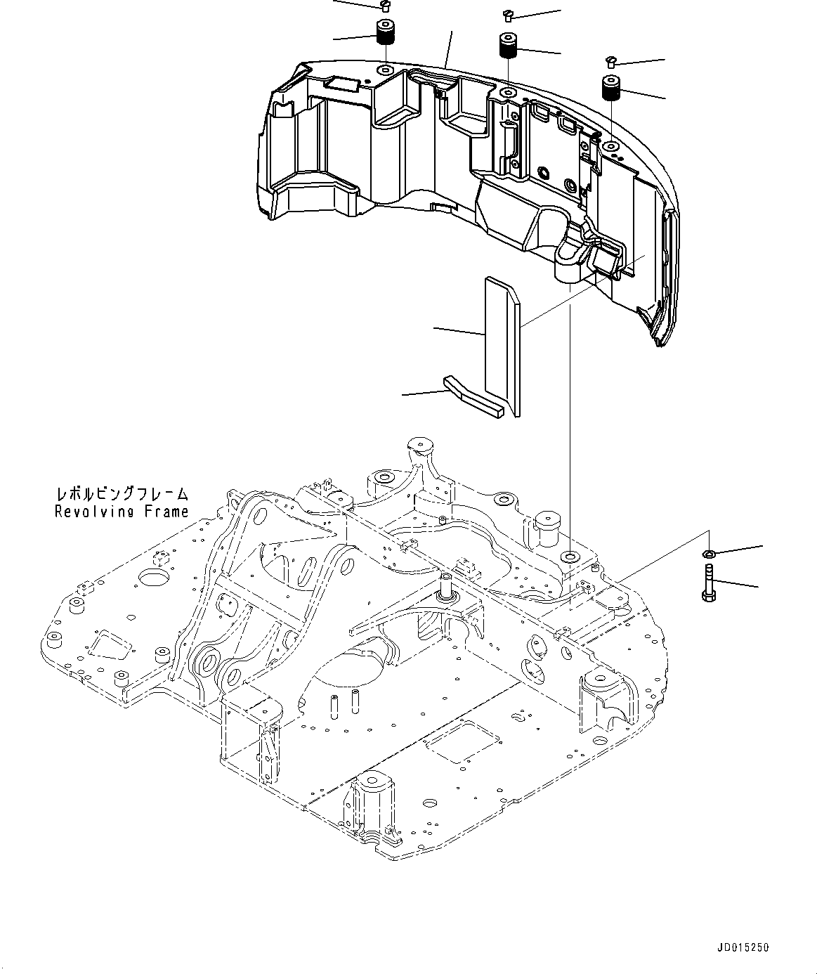 Weight, 1150Kg 21W-46-55511 KOMATSU