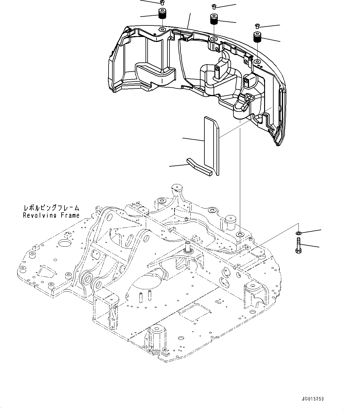 Weight, 800Kg 21W-46-55611 KOMATSU
