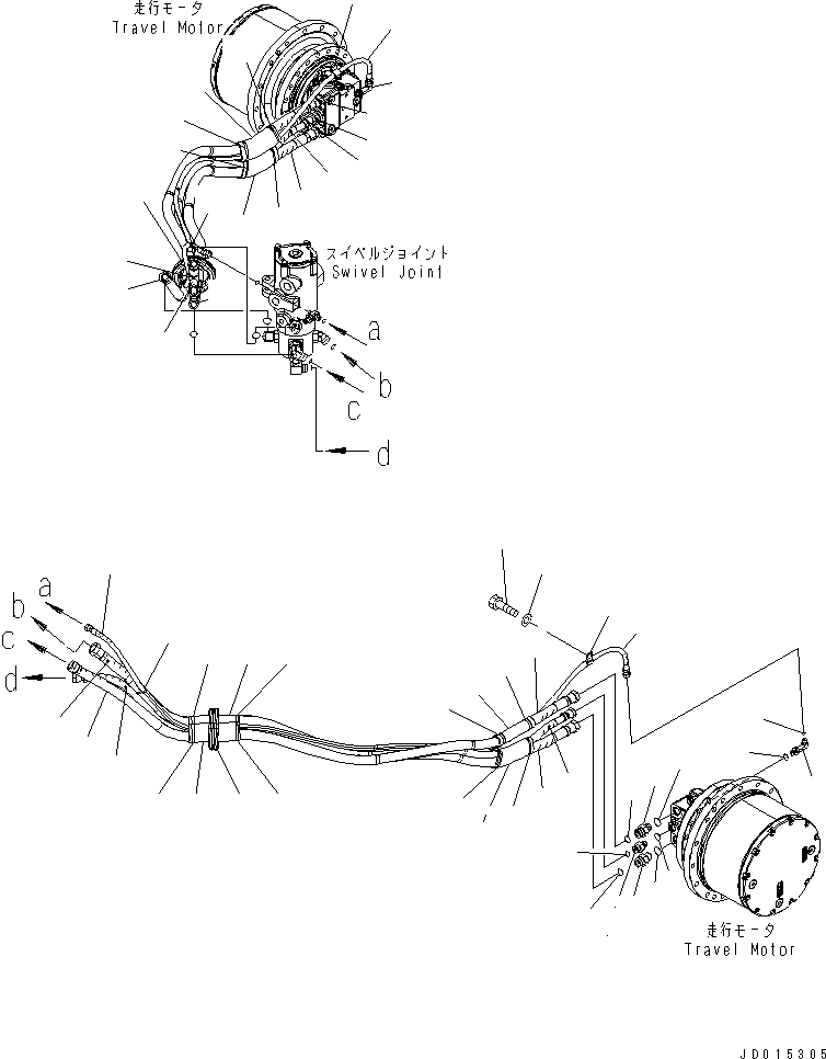 HOSE, 2250MM 22B-62-24150 KOMATSU