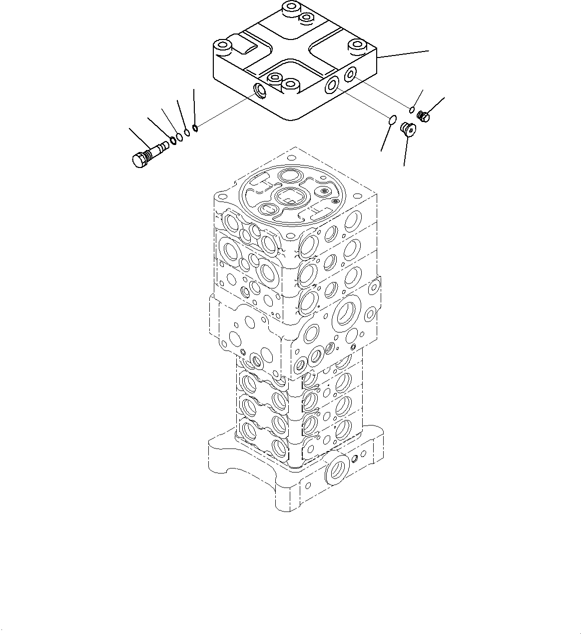 Клапан управления в сборе 723-57-14504 KOMATSU