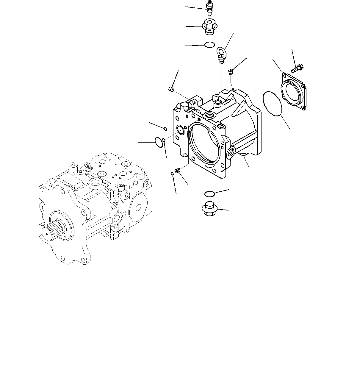Корпус в сборе (708-2K-04470) KOMATSU